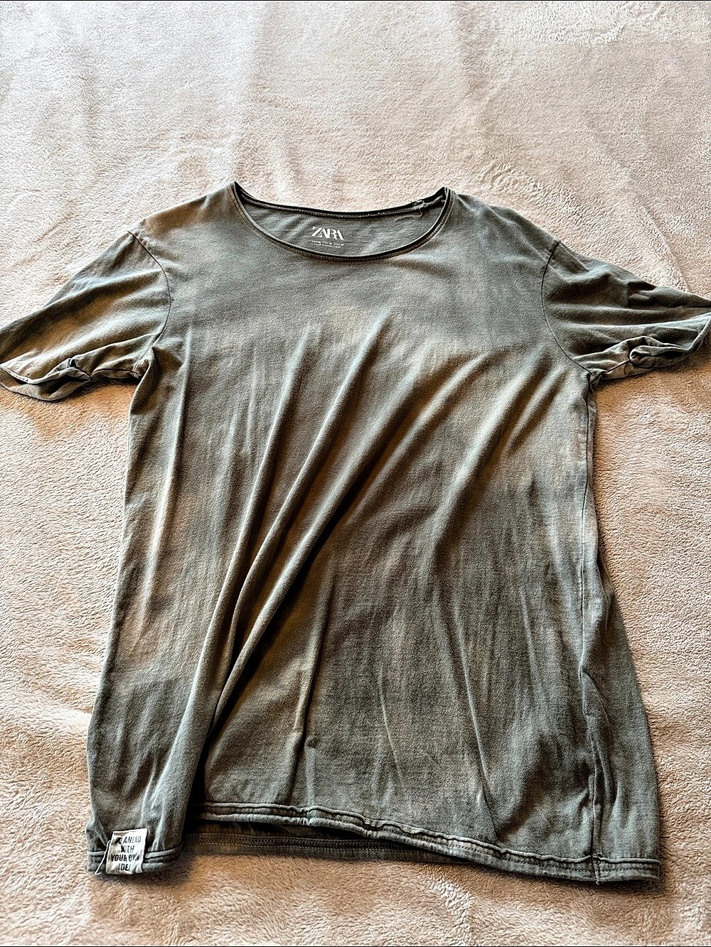Zara Short Sleeve T-Shirt in Green